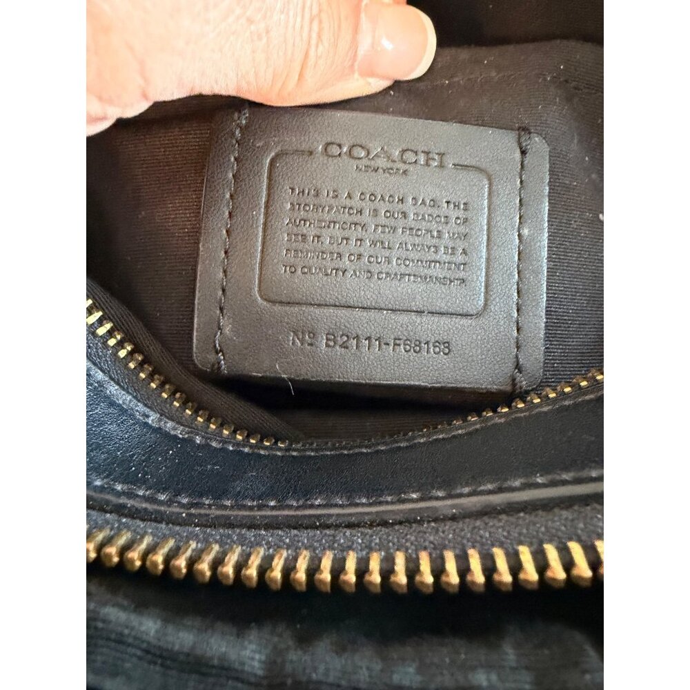 Coach Womens Crossbody in Signature Canvas Brown Black Fabric Lining  Casual - Picture 6 of 16